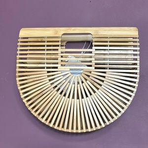 NEW! Bamboo handmade beach purse